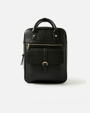 Classic Zip Around Backpack-Black