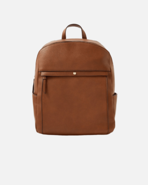 Classic Zip Around Backpack-Brown